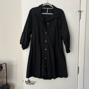 Free People Hannah Poplin Mini Dress